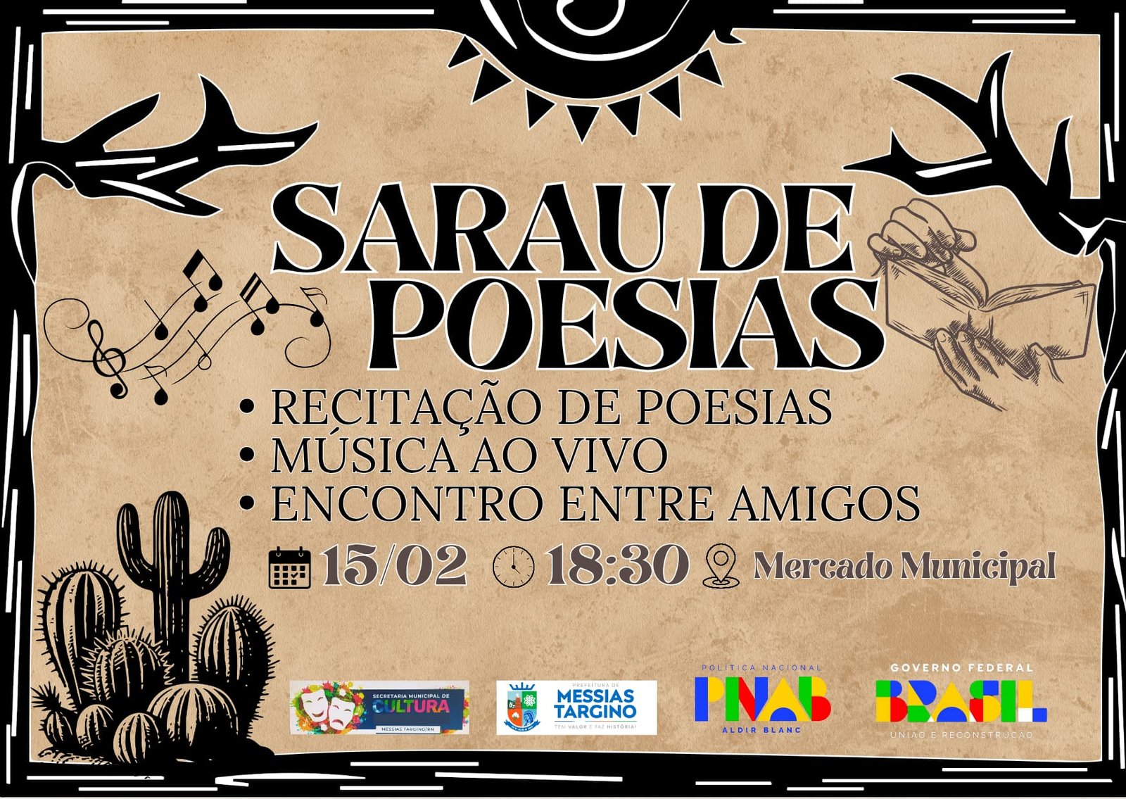 Sarau de Poesia em Messias Targino